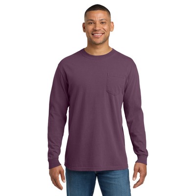 COMFORT COLORS ® Heavyweight Ring Spun Long Sleeve Pocket Tee.